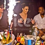 Ice Fountains Celebrities Kim Kardashian Kanye West Movida London