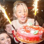 Ice Fountains Celebrities Lydia Towie The Only Way Is Essex Birthday